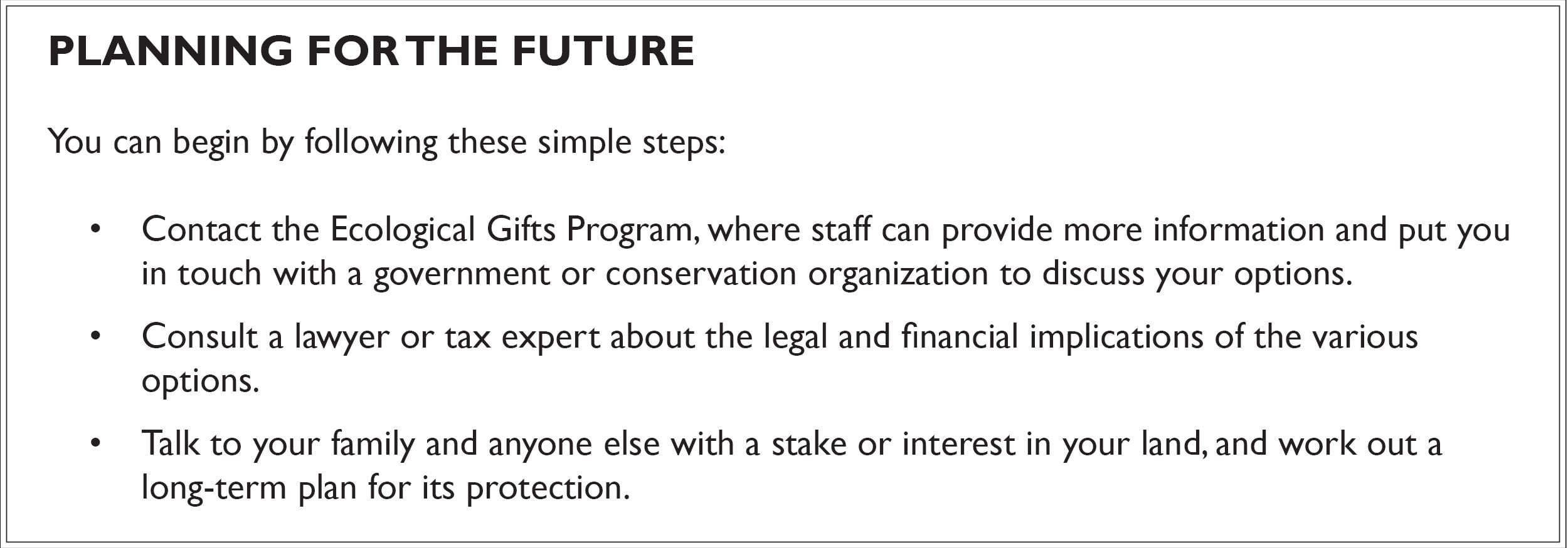 planning for the future simple steps