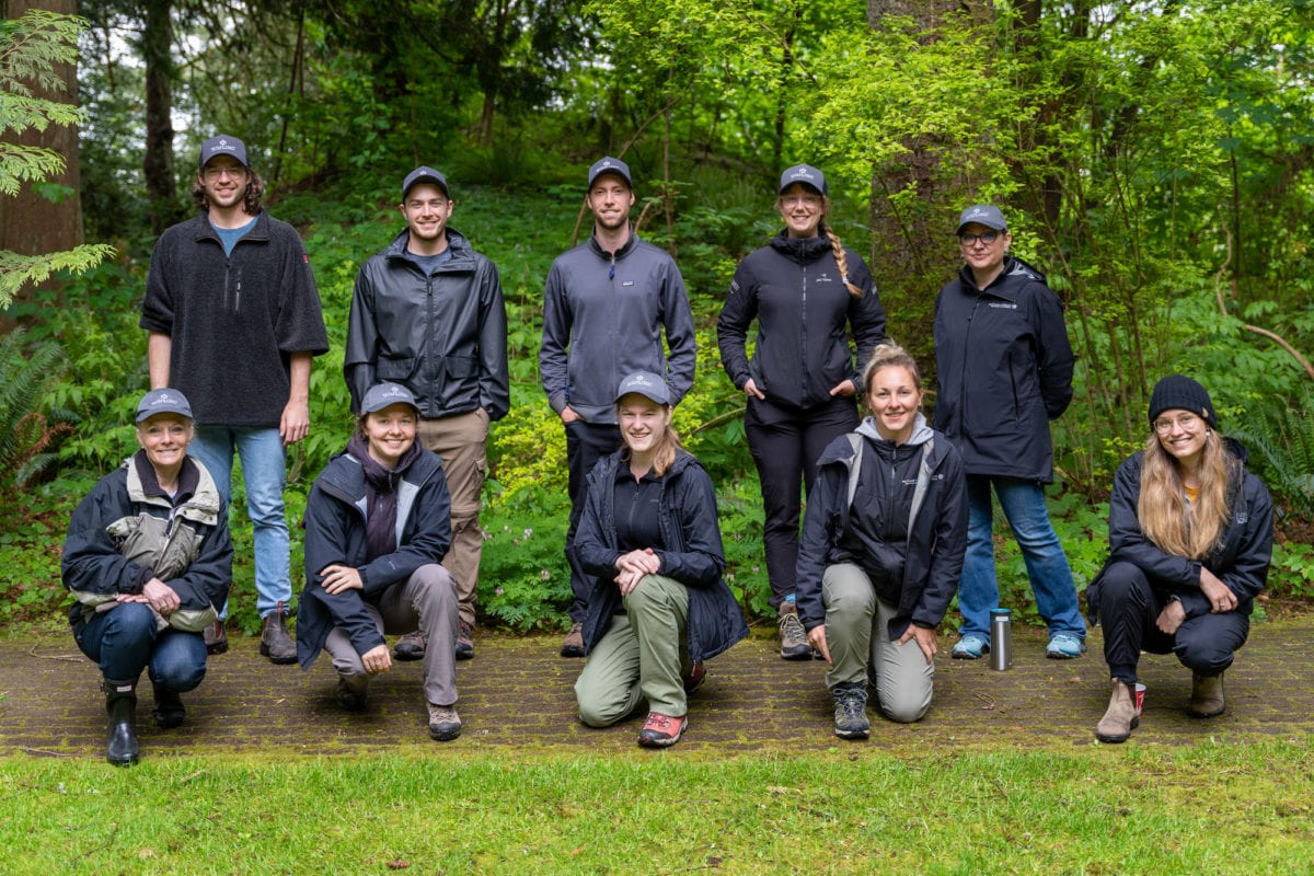 Group photo of the communications team and the lower mainland crew